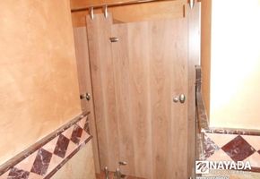 Sanitary partitions in project restaurant 