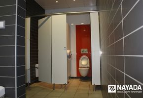 Sanitary partitions in project The international airport "Kazan"