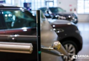 Railing System in project Auto Complex REGINAS – the official dealer of «INFINITI»