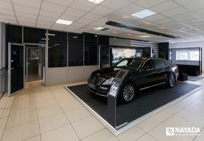 NAYADA-Crystal in project Auto Complex REGINAS – the official dealer of «HYUNDAI»