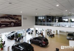 Railing System in project Auto Complex REGINAS – the official dealer of «HYUNDAI»