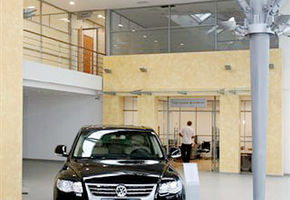 NAYADA-Crystal in project «KERG» Car Center – official dealer of «Volkswagen»