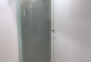 All-glass doors in project Проект для частного клиента