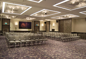 Operable partitions in project NAYADA took part in the design of the conference hall of the Radisson Blu Hotel.
