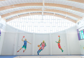 NAYADA-Fireproof EIW-60 in project The Skolkovo International Gymnasium in the Family Campus