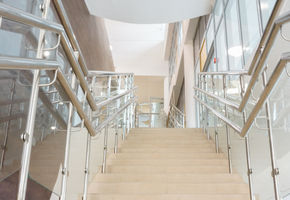 Railing System in project The Skolkovo International Gymnasium in the Family Campus
