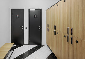 Laminated Doors in project Lomov Gym