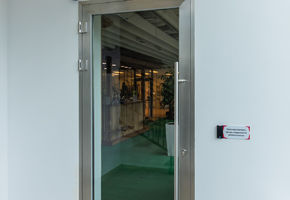 Fire-resistant glazed doors in project Mail.ru Group
