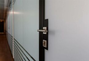 Doors NAYADA-Magic in project Проект Nayada по установке перегородок в Социум-А