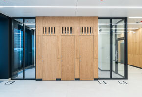 Doors NAYADA-Stels in project Проект Nayada по установке стеклянных перегородок в МГТУ им. Баумана