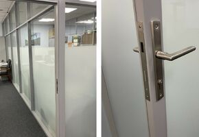 Doors VITRAGE I,II in project Проект компании Nayada по установке офисных перегородок и дверей в «Ленэлектромонтаж»