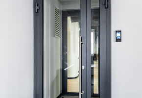 Fire-resistant glazed doors in project Проект Nayada по установке систем перегородок в офис WAY GROUP